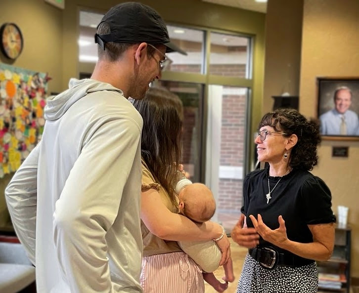 Dr. Couri talking with Infertility Patients